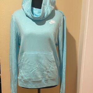 NWT Nike Women's Sky Blue Pullover Hoodie